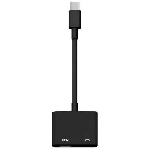 Microwoo USB C to HDMI Adapter, Type C to 4K HDMI Adapter with 100W PD Multiport Digital AV Converter for MacBook Pro/air, iPad Pro/air, iPhone 15/16/17, Tablets, Switch and More USB-C Devices - color: Black, style: USB C to HDMI