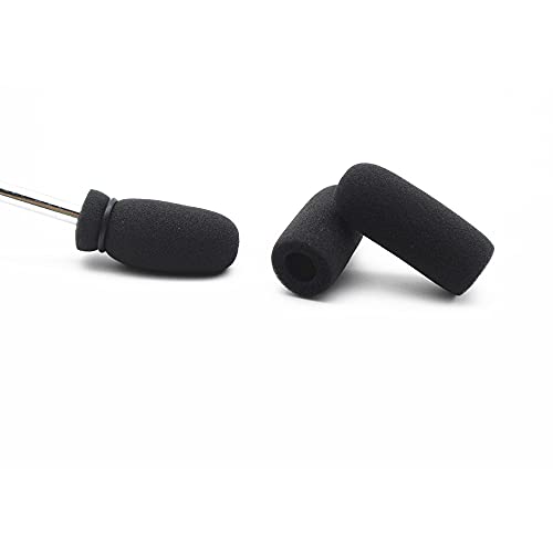 10 Pack Soft Mic Foam Covers Windscreens for David Clark M-4/M-7 Lightspeed Aviation Headsets Microphone