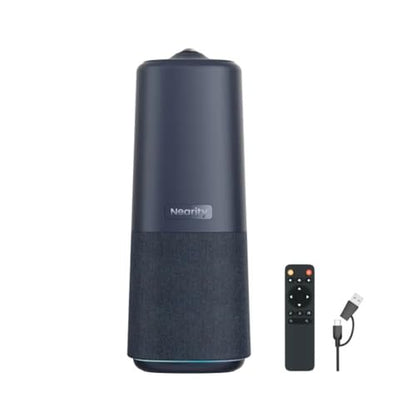 NEARITY 360 Basic Conference Webcam with Microphone and Speaker, Video Conferencing Camera, 3 AI Modes, All in One Video Conference Room Webcam for Teams/Zoom/Meetings/Office