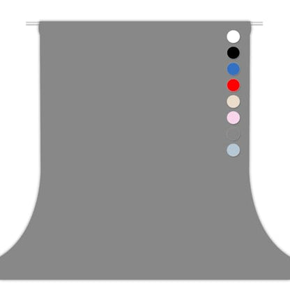 Grey Photography Backdrop Studio Photography Film & Television Portraiture Interview Programs Product Display Home Videos Parties Exhibition Halls Wedding Backdrops 8x10FT - color: Grey, size: 8x10FT