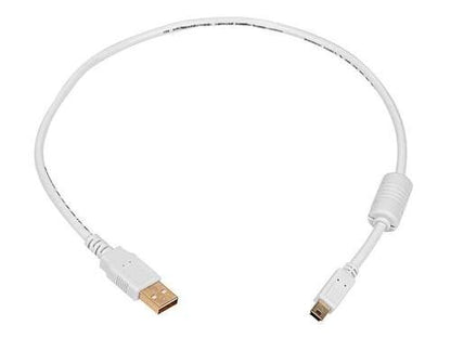 Monoprice 15-Feet USB 2.0 A Male to Mini-B 5pin Male 28/24AWG Cable with Ferrite Core (Gold Plated) (105450)