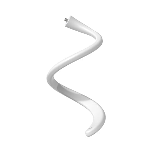 Holicfun Indoor/Outdoor Security Camera Flexible Twist Mount, White, 1-Pack | Universal 1/4"-20 adjustable bracket, fits Ring/Blink/Arlo/Wyze & more, 17.5-inch gooseneck holder, easy no-drill setup - color: White, size: 1 Pack