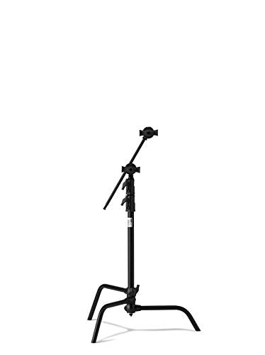Kupo 20" C-Stand Sliding Leg Kit - Includes 20" Grip Arm with Hex Stud, Two 2.5" Grip Heads for Photography and Video Lighting Applications, Adjustable Uneven Terrain Leveling Leg, Black (KS703811) - color: Black, style: 20" Sliding Leg Kit