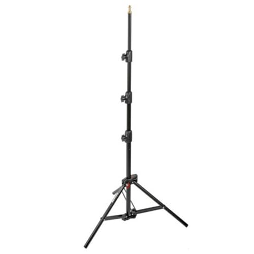 Manfrotto 1051BAC-3 6-Feet 9-Inches Alu Mini Compact Stand AC with 4 Section and 3 Risers, 3-Pack (Black)
