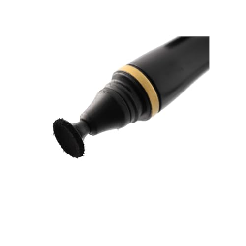LensPen NLP-1, Black | Retractable Dust Removal Brush, Non-Liquid Cleaning Element, 12mm Round Cleaning Tip, 11cm Long