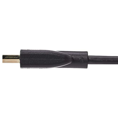Amazon Basics Micro HDMI to HDMI Cable, 18Gbps High-Speed, 4K@60Hz, 2160p, 48-Bit Color, Ethernet Ready, 6 Foot, Black