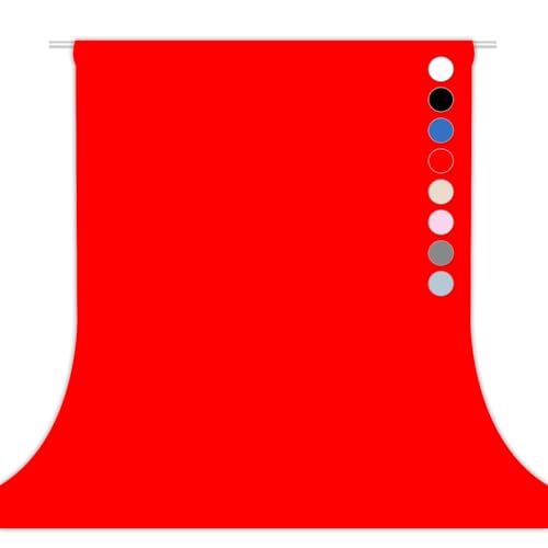 Red Photography Backdrop Studio Photography Film & Television Portraiture Interview Programs Product Display Home Videos Parties Exhibition Halls Wedding Backdrops 5x7FT - color: Red, size: 5x7FT