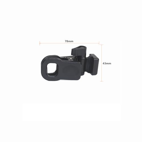 2 Pack LED Video Light Clips Holder with Cold Shoe Mount Portable Photography Lighting Clip on Clamp for Magnetic RGB Camera Lights Panel Rechargeable Soft Light Vlogging Tablet Laptop Display