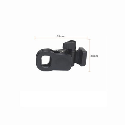 2 Pack LED Video Light Clips Holder with Cold Shoe Mount Portable Photography Lighting Clip on Clamp for Magnetic RGB Camera Lights Panel Rechargeable Soft Light Vlogging Tablet Laptop Display