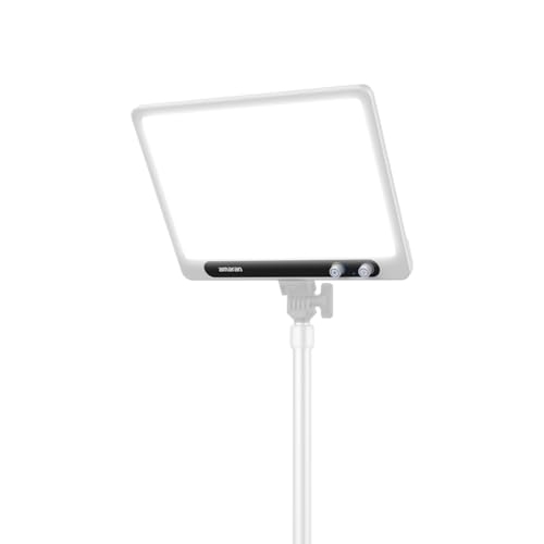 amaran Verge Bi-Color Edge-lit Rectangular Panel,26W Soft LED Video Light Adjustable CCT,APP Control Professional Studio Light for Streaming, Gaming Studio,Recording and Video Conferencing (White) - color: White