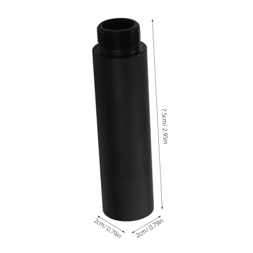 NUOBESTY Mic Stand Extension Tube Kit for Podcasters 5/8 to 3/8 Adapter Heavy Duty Microphone Arm Stand Extender for Desk and Live Streaming