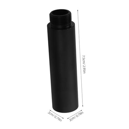 NUOBESTY Mic Stand Extension Tube Kit for Podcasters 5/8 to 3/8 Adapter Heavy Duty Microphone Arm Stand Extender for Desk and Live Streaming