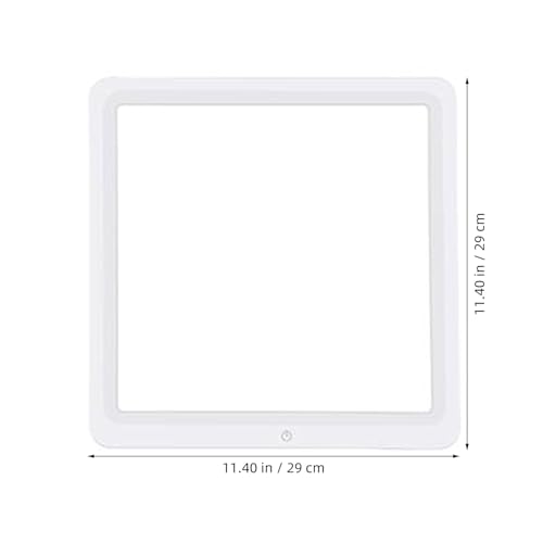 TEHAUX LED Photography Light Panel Portable 30cm White Light for Photo and Video Shooting Studio Lamp for Indoor Streaming and Videography