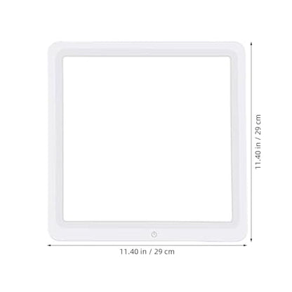 TEHAUX LED Photography Light Panel Portable 30cm White Light for Photo and Video Shooting Studio Lamp for Indoor Streaming and Videography