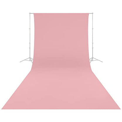 Westcott Wrinkle-Resistant 9' x 20' (2.75 x 6.1m) Backdrop for Photoshoots, Group Portraits, & Photo Booths - Portable and Travel Friendly (Blush Pink) - color: Blush Pink