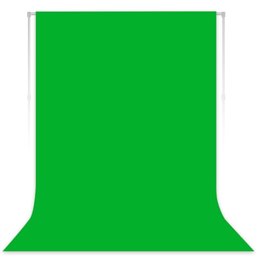 Green Screen Key Backdrop, Polyester, 5X7 FT, Photography Background, Machine Washable, Green, LY166 | Versatile Studio Photo Backgrounds, Easy to Install, for Portraits Shooting, Party Decor, Live Streaming, Video Recording - color: Green, size: 5X7 FT