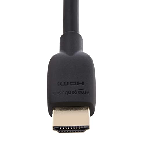 Amazon Basics HDMI 2.1 Cable, 8K@60Hz 4K@120Hz, 48 Gbps Ultra High Speed, 3 Feet, Compatible with PS5/Xbox/TV/Monitor, Black