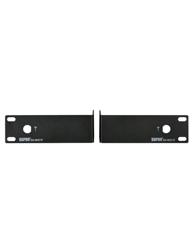 SGPRO SG-MK21S Audio Rack Mount Kit for Wireless Receivers | For wireless microphone receivers and wireless in-ear monitor system transmitters