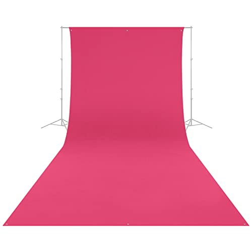 Westcott 9x20' Wrinkle-Resistant Backdrop, Dark Pink - color: Dark Pink