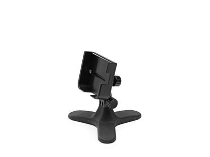 WeatherTech DeskFone Two View Universal Phone Holder for Flat Surfaces, Office, Kitchen, Nightstand - Black Plastic Knobs - color: Black Plastic Knobs