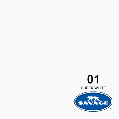 Savage Seamless Background Paper - #1 Super White (107 in x 36 ft) - color: Super White, size: 107 in x 36 ft