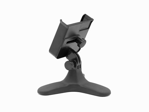 WeatherTech DeskFone - Universal Desktop Cell Phone Holder (Black Metal Knobs) - color: Black Metal Knobs