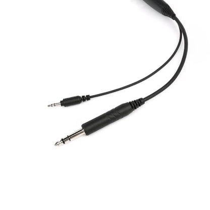 Wirenest Aviation Headset Audio Recording 3.5mm Adapter – Inline Pilot Audio Recorder Cable for GA Headset (PJ-068), Record Cockpit & ATC Audio to Camera or External Recorder