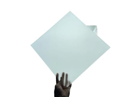 Milky White Double Sided Frosted Acrylic Diffuser Panel for LED Lighting - 1.4MM Thick High Transmittance Cover(200X200MM 1PCS) - size: 200X200MM 1PCS