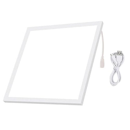 Generic LED Photography Lighting Touch Panel Portable Camera Video Fill Light 30cm White LED Video Light for Streaming Tabletop Filming and Live Recording