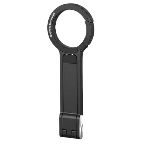 Magnetic Tripod - Foldable Aluminum Phone Holder | Electronics Holder | for Home Supplies, Desk Supplies, Outdoor Accessories, Video Calls, Entertainment Viewing, Recording, and Vlog Mount - color: Black