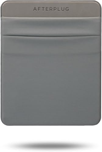 2-Pocket SSD & Hard Drive Holder for Laptop, Reusable Adhesive, Stick-On Pocket Sleeve for External Portable SSD, HDD, Cables and More (Large) - color: Gray, size: Large (For 2.5" HDDs & SSDs)
