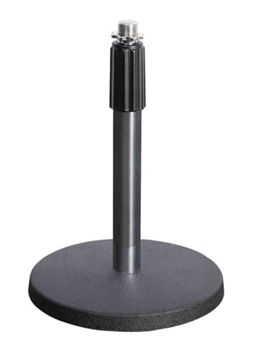 OnStage On-Stage DS7200C Adjustable Desktop Microphone Stand, Chrome - color: Black and Chrome, style: Stand