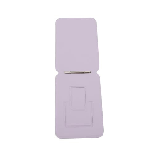 Desktop Phone Stand with Magnetic PU Leather, Multi Angle Adjustment Foldable Desktop Phone Tripod Stand for Video Call, 200 Rotation Phone Stand (Purple) - color: Purple