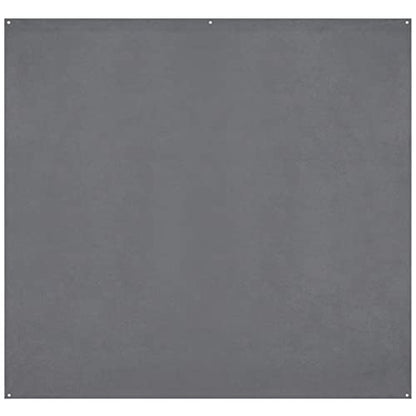 Westcott X-Drop Pro Wrinkle-Resistant 8' x 8' (2.44 x 2.44m) Backdrop for Headshots, Photoshoots, Group Portraits, Video Interviews, & Photo Booths - Portable and Travel Friendly (Neutral Gray) - color: Neutral Gray