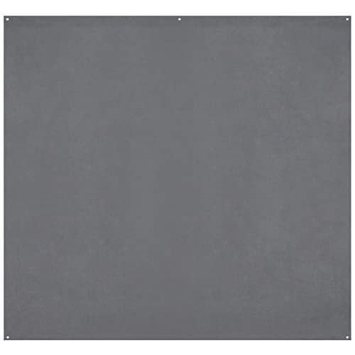 Westcott X-Drop Pro Wrinkle-Resistant 8' x 8' (2.44 x 2.44m) Backdrop for Headshots, Photoshoots, Group Portraits, Video Interviews, & Photo Booths - Portable and Travel Friendly (Neutral Gray) - color: Neutral Gray