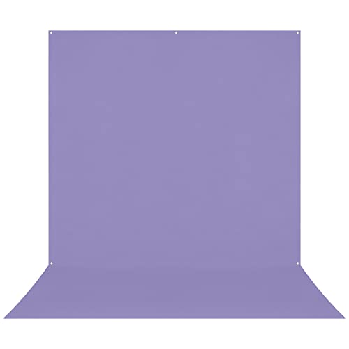 Westcott X-Drop Pro Wrinkle-Resistant 8' x 13' (2.44 x 3.96m) Sweep Backdrop for Full-Body Photos & Group Portraits, Video Interviews & Photo Booths - Portable and Travel Friendly (Periwinkle Purple) - color: Periwinkle Purple
