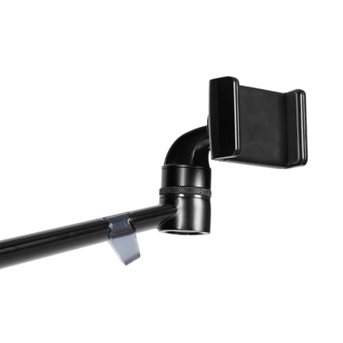 Gator Frameworks 5-in-1 Mobile Content Creator Streaming Stand with Wheeled Tripod Base – Includes Smartphone, Tablet, Laptop Clamps, Ring Light, and More! (GFW-STREAMSTAND-W) - style: Rolling Base