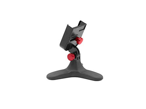 WeatherTech DeskFone - Universal Desktop Cell Phone Holder (Red Metal Knobs) - color: Red Metal Knobs