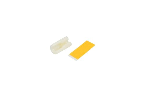 URSA MiniMount. Slim, Low-Profile and Made from Hardened Plastic. Hand-Finished for Smoothness. Includes 5x Hypoallergenic MiniMount Stickies (White, Compatible with Sennheiser MKE2) - color: White, size: Sennheiser MKE2