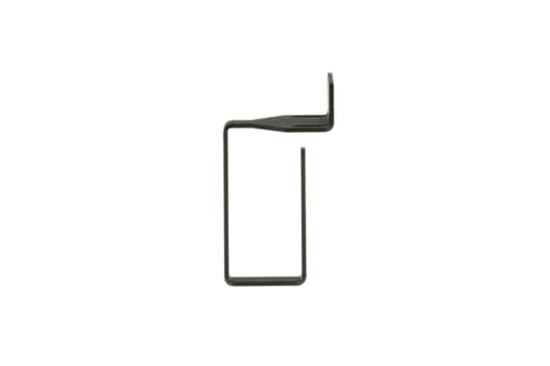 Kendall Howard Universal Wire Minder 1U - Cable Manager for Network Cable Management, Cable Wire Organizer, Black Powder Coated Steel, 1.5"x3" Capacity, EIA Compliant
