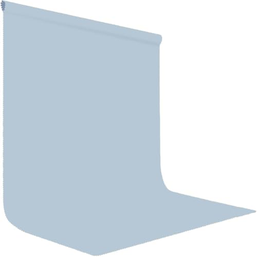 Dusty Blue Photography Backdrop for Photoshoot, Fabric 5x7ft | Polyester Studio Photo Backgrounds, Non Reflective, Easy to Hang, for Portrait Shoot, Product, Party Decor, Video Creation - color: Blue Aura, size: 5x7ft
