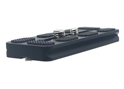 120mm Universal Quick Release QR Plate with 1/4" and 3/8" Mounting Screw for Tripod Mount Ball Head DSLR Camera Arca Swiss Compatible