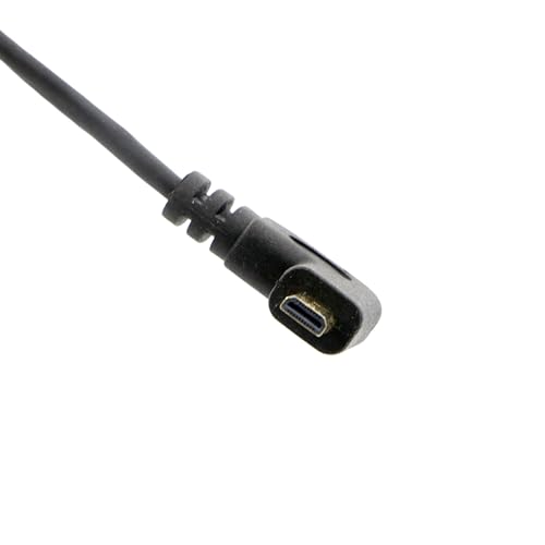 Alvin's Cables Micro HDMI to HDMI Cable 8K60P High-Speed 2.1 for Sony a7 IV FX30 ZV-E10, for Canon R5C R5 R6, Atomos Shinobi Ninja V, 45cm/17.7in, Right Angle Micro HDMI