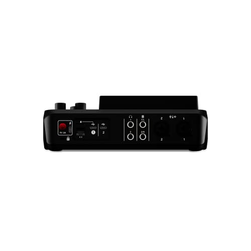 RØDE RØDECaster Duo Compact All-in-One Audio Production Solution for Podcasting, Streaming, Music Production and Content Creation (Black) - color: Black, style: RC Duo