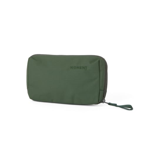 Moment Everything Tech Organizer – Water-Resistant Travel Pouch for Cables, Chargers & Accessories | Regular & Mini Sizes (Olive, Mini) - color: Olive, size: Mini