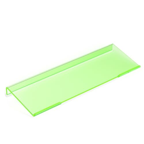 Richboom Epoptic Green Acrylic Tilted Computer Keyboard Holder for Easy Ergonomic Typing, Keyboard Stand for Office, Home, School, Fluorescent Green - color: Fluorescent Green