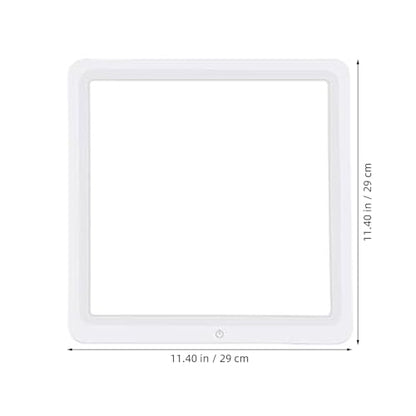 OSALADI Photography LED Fill Light Panel 30cm White Light with No Shadow Effect for Indoor Video Recording and Streaming, Continuous LED Lighting for Professional Camera Photography