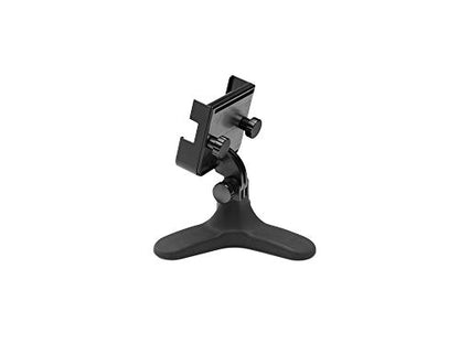 WeatherTech DeskFone Two View Universal Phone Holder for Flat Surfaces, Office, Kitchen, Nightstand - Black Metal Knobs - color: Black Metal Knobs