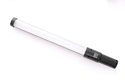 REFLEX CAMERA Portable 20W RGB Light Stick with Barndoor, 1-100% Brightness, 2700-7500K, 1/4" Screw Built-in Lithium Battery, Metal Body, Special Effects Modes, Remote Control, Power Adapter Included