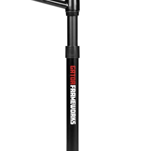 Gator Frameworks 5-in-1 Mobile Content Creator Streaming Stand with Wheeled Tripod Base – Includes Smartphone, Tablet, Laptop Clamps, Ring Light, and More! (GFW-STREAMSTAND-W) - style: Rolling Base